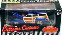 Show product details for Hawk Extreme Customs Cruisers - Beach Reacher SUV Thom Taylor Design (1:24, Dark Blue Metallic) 77018BU
