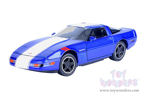 Showcasts® Collectibles - Corvette® ZR1 Grand Sport (1993, 1/24 scale diecast model car, Blue) 77202BU MAP: $22.99