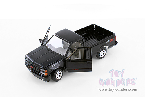Showcasts® Collectibles - Chevrolet® 454 SS™ Pickup Truck (1992, 1/24 scale die cast model car, Black) 77203BKD MAP: $19.99