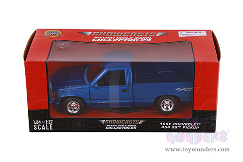 Showcasts® Collectibles - Chevrolet® 454 SS™ Pickup Truck (1992, 1/24 scale diecast model car, Blue) 77203BU MAP: $22.99