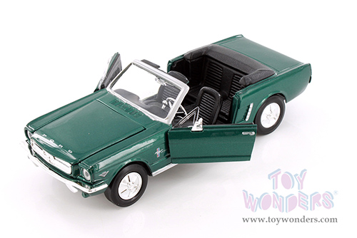 Showcasts® Collectibles - Ford Mustang Convertible (1964½, 1/24 scale diecast model car, Asstd.) 77212D MAP: 19.99