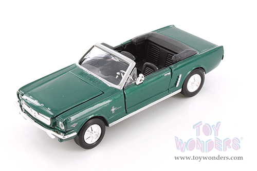 Showcasts® Collectibles - Ford Mustang Convertible (1964½, 1/24 scale diecast model car, Asstd.) 77212D MAP: 19.99
