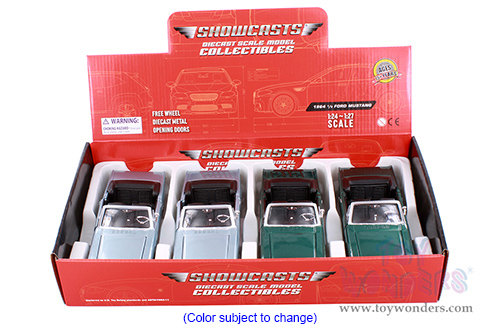 Showcasts® Collectibles - Ford Mustang Convertible (1964½, 1/24 scale diecast model car, Asstd.) 77212D MAP: 19.99