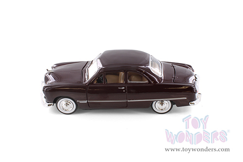 Showcasts® Collectibles - Ford Coupe Hardtop (1949, 1/24 scale diecast model car, Burgundy) 77213BG MAP: $22.99