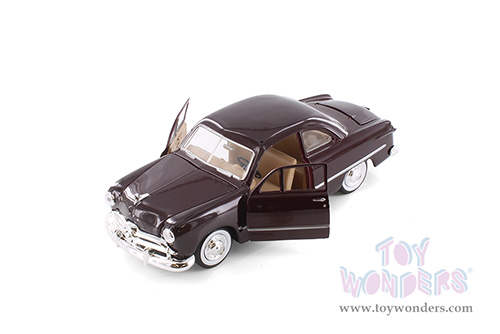 Showcasts® Collectibles - Ford Coupe Hardtop (1949, 1/24 scale diecast model car, Dark Brown) 77213D MAP: $19.99