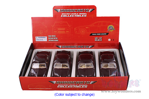 Showcasts® Collectibles - Ford Coupe Hardtop (1949, 1/24 scale diecast model car, Dark Brown) 77213D MAP: $19.99