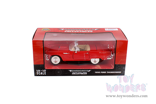 Showcasts® Collectibles - Ford Thunderbird Convertible (1956, 1/24 scale diecast model car, Red) 77215R MAP: $22.99