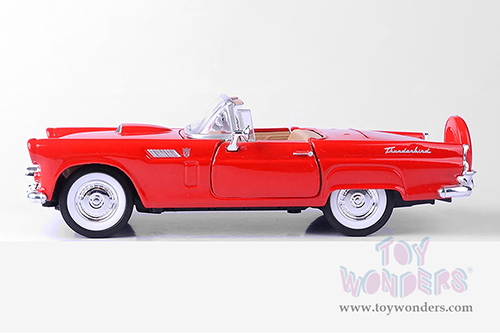 Showcasts® Collectibles - Ford Thunderbird Convertible (1956, 1/24 scale diecast model car, Red) 77215R MAP: $22.99