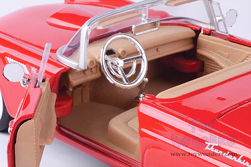 Showcasts® Collectibles - Ford Thunderbird Convertible (1956, 1/24 scale diecast model car, Red) 77215R MAP: $22.99