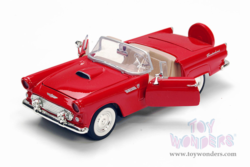 Showcasts® Collectibles - Ford Thunderbird Convertible (1956, 1/24 scale diecast model car, Red) 77215R MAP: $22.99