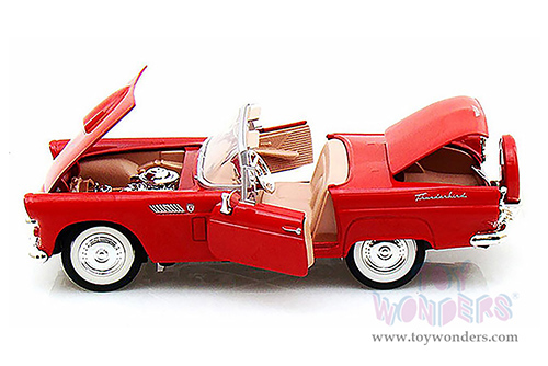 Showcasts® Collectibles - Ford Thunderbird Convertible (1956, 1/24 scale diecast model car, Red) 77215R MAP: $22.99