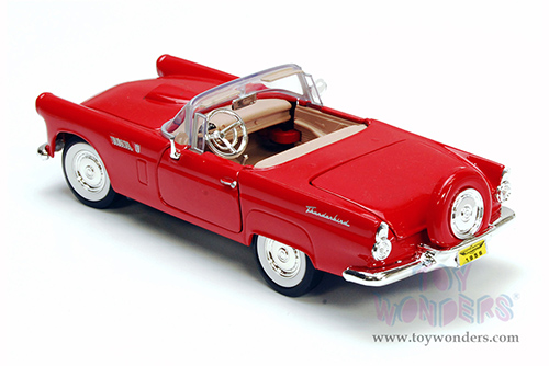 Showcasts® Collectibles - Ford Thunderbird Convertible (1956, 1/24 scale diecast model car, Red) 77215R MAP: $22.99