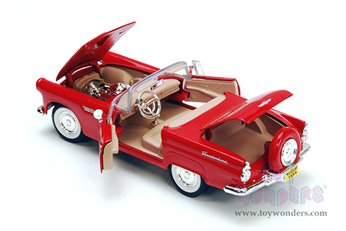 Showcasts® Collectibles - Ford Thunderbird Convertible (1956, 1/24 scale diecast model car, Red) 77215R MAP: $22.99