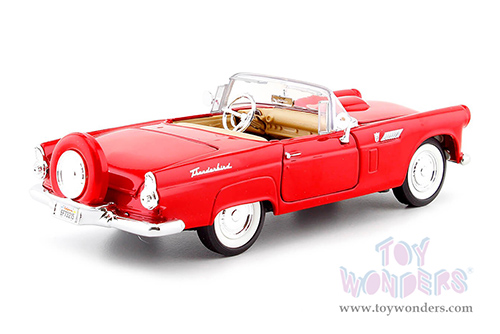 Showcasts® Collectibles - Ford Thunderbird Convertible (1956, 1/24 scale diecast model car, Red) 77215R MAP: $22.99