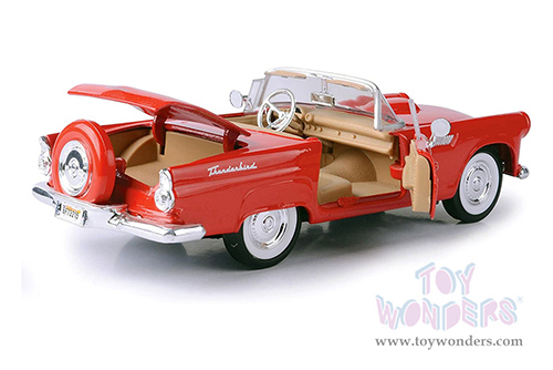 Showcasts® Collectibles - Ford Thunderbird Convertible (1956, 1/24 scale diecast model car, Red) 77215R MAP: $22.99