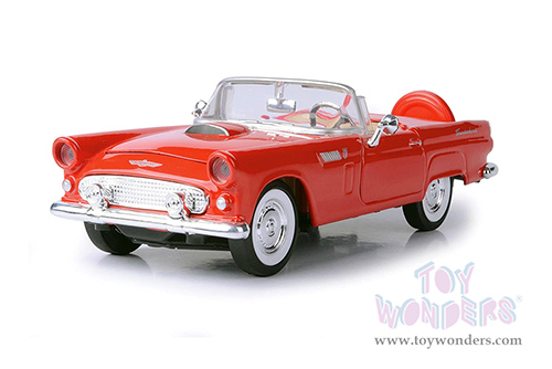 Showcasts® Collectibles - Ford Thunderbird Convertible (1956, 1/24 scale diecast model car, Red) 77215R MAP: $22.99