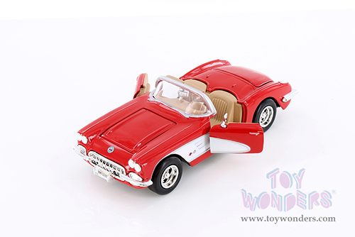 Showcasts® Collectibles - Chevy® Corvette® Convertible (1959, 1/24 scale diecast model car, Red) 77216RD MAP: $19.99