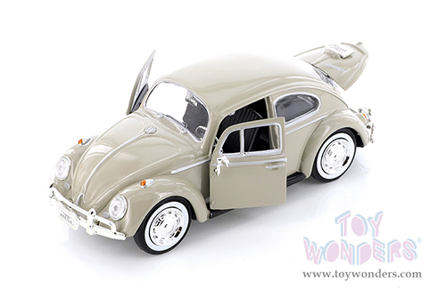Showcasts® Collectibles - Volkswagen Beetle Hardtop (1966, 1/24 scale diecast model car, Beige) 77223BE MAP: $22.99
