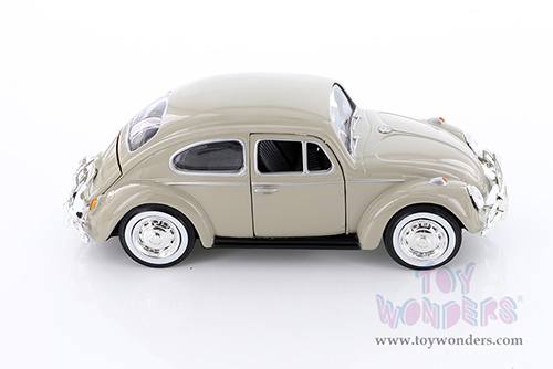 Showcasts® Collectibles - Volkswagen Beetle Hardtop (1966, 1/24 scale diecast model car, Beige) 77223BE MAP: $22.99
