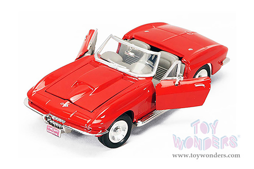 Showcasts® Collectibles - Chevrolet® Corvette® Convertible (1967, 1/24 scale diecast model car, Red) 77224AR MAP: $22.99