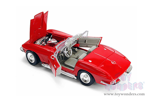 Showcasts® Collectibles - Chevrolet® Corvette® Convertible (1967, 1/24 scale diecast model car, Red) 77224AR MAP: $22.99