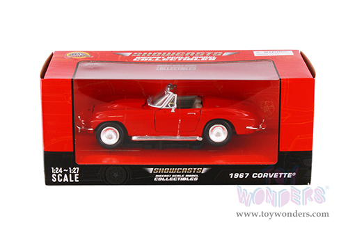Showcasts® Collectibles - Chevrolet® Corvette® Convertible (1967, 1/24 scale diecast model car, Red) 77224AR MAP: $22.99