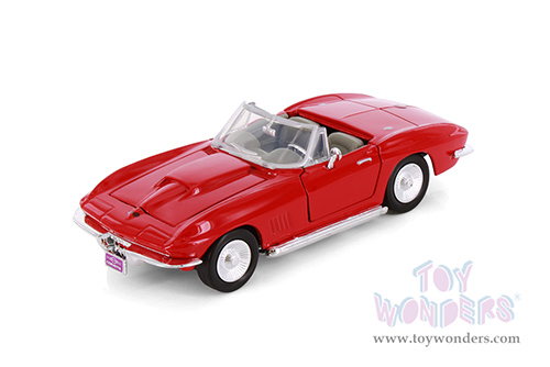 Showcasts® Collectibles - Chevrolet® Corvette® Convertible (1967, 1/24 scale diecast model car, Asstd.) 77224D MAP: $19.99