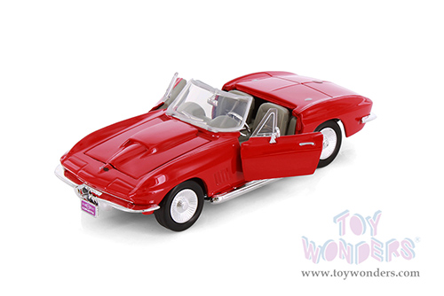 Showcasts® Collectibles - Chevrolet® Corvette® Convertible (1967, 1/24 scale diecast model car, Asstd.) 77224D MAP: $19.99