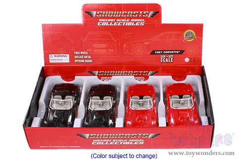 Showcasts® Collectibles - Chevrolet® Corvette® Convertible (1967, 1/24 scale diecast model car, Asstd.) 77224D MAP: $19.99