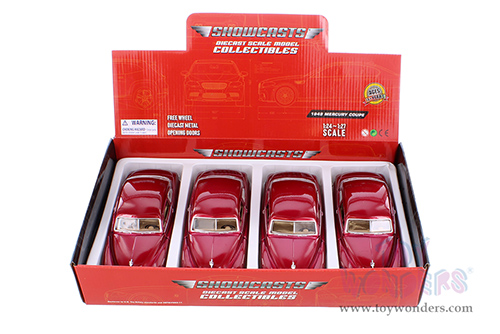Showcasts® Collectibles - Mercury Coupe Hardtop (1949, 1/24 scale diecast model car, Red) 77225RD MAP: $19.99