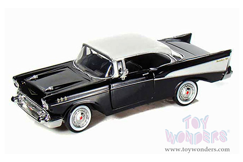 Showcasts® Collectibles - Chevy® Bel Air® Hardtop (1957, 1/24 scale diecast model car, Black) 77228BK MAP: $22.99