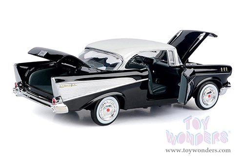 Showcasts® Collectibles - Chevy® Bel Air® Hardtop (1957, 1/24 scale diecast model car, Black) 77228BK MAP: $22.99