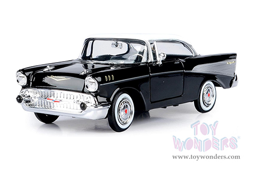 Showcasts® Collectibles - Chevy® Bel Air® Hardtop (1957, 1/24 scale diecast model car, Black) 77228BK MAP: $22.99