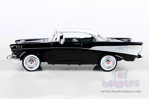 Showcasts® Collectibles - Chevy® Bel Air® Hardtop (1957, 1/24 scale diecast model car, Black) 77228BK MAP: $22.99