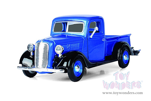 Showcasts® Collectibles - Ford Pickup Truck (1937, 1/24 scale diecast model car, Blue) 77233BU MAP: $22.99