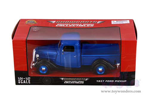 Showcasts® Collectibles - Ford Pickup Truck (1937, 1/24 scale diecast model car, Blue) 77233BU MAP: $22.99