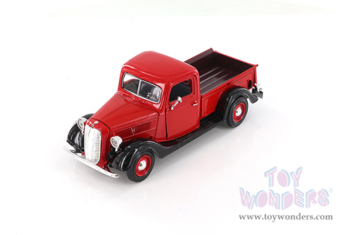 Showcasts® Collectibles - Ford Pickup Truck (1937, 1/24 scale diecast model car, Red) 77233R MAP: $22.99