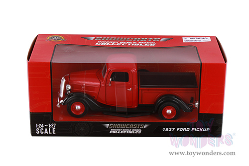 Showcasts® Collectibles - Ford Pickup Truck (1937, 1/24 scale diecast model car, Red) 77233R MAP: $22.99
