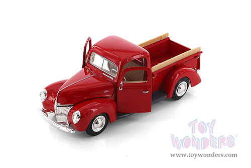 Showcasts® Collectibles - Ford Pickup (1940, 1/24 scale diecast model car, Asstd.) 77234D MAP: $19.99