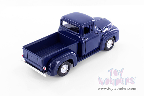 Showcasts® Collectibles - Ford F-100 Pickup Truck (1956, 1/24 scale diecast model car, Dark Blue) 77235BUD MAP: $19.99