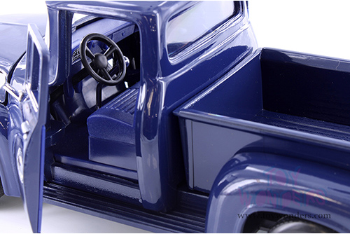 Showcasts® Collectibles - Ford F-100 Pickup Truck (1956, 1/24 scale diecast model car, Dark Blue) 77235BUD MAP: $19.99