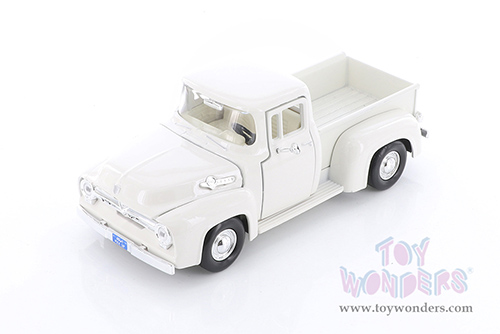 Showcasts® Collectibles - Ford F-100 Pick Up Truck (1956, 1/24 scale diecast model car, White) 77235W MAP: $19.99