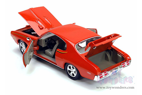 Showcasts® Collectibles - 1969 Pontiac® GTO™ Judge™ Hardtop (1969, 1/24 scale diecast model car, Orange) 77242OR MAP: $19.99