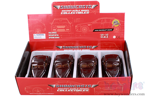 Showcasts® Collectibles - Chevrolet® Coupe Hardtop (1939, 1/24 scale die cast model car, Burgundy) 77247BGD MAP: $19.99