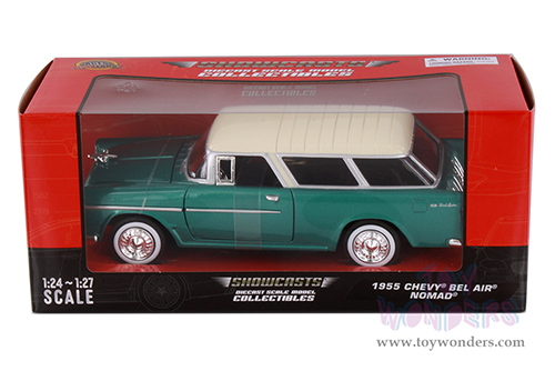 Showcasts® Collectibles - Chevrolet® Bel Air® Nomad™ Hardtop (1955, 1/24 scale diecast model car, Green) 77248GN MAP: $22.99
