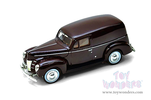 Showcasts® Collectibles - Ford Sedan Delivery Hardtop (1940, 1/24 scale diecast model car, Burgundy) 77250BG MAP: $22.99