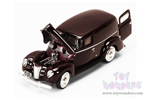 Showcasts® Collectibles - Ford Sedan Delivery Hardtop (1940, 1/24 scale diecast model car, Burgundy) 77250BG MAP: $22.99