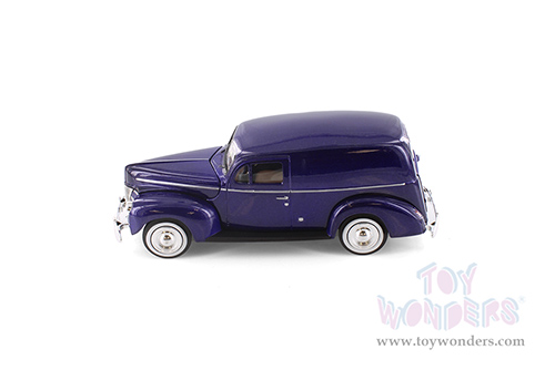 Showcasts® Collectibles - Ford Sedan Delivery (1940, 1/24 scale diecast model car, Purple) 77250D MAP: $19.99