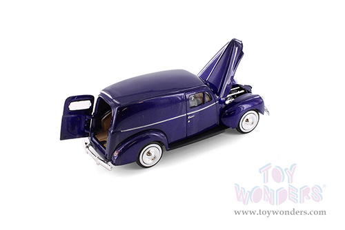 Showcasts® Collectibles - Ford Sedan Delivery (1940, 1/24 scale diecast model car, Purple) 77250D MAP: $19.99