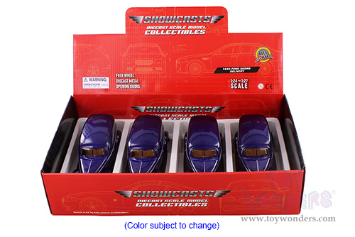 Showcasts® Collectibles - Ford Sedan Delivery (1940, 1/24 scale diecast model car, Purple) 77250D MAP: $19.99